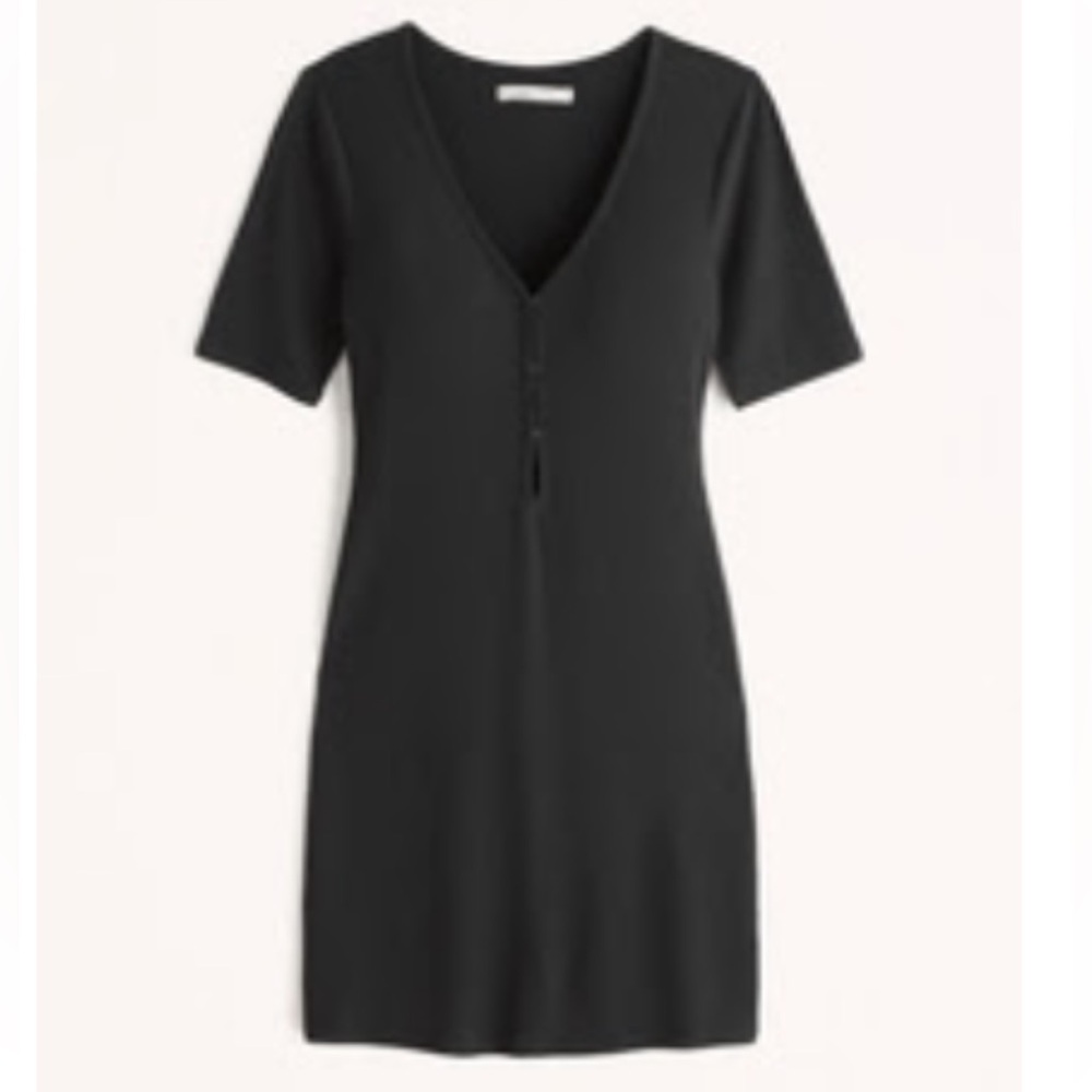 Abercrombie knit triple keyhole dress M NWT